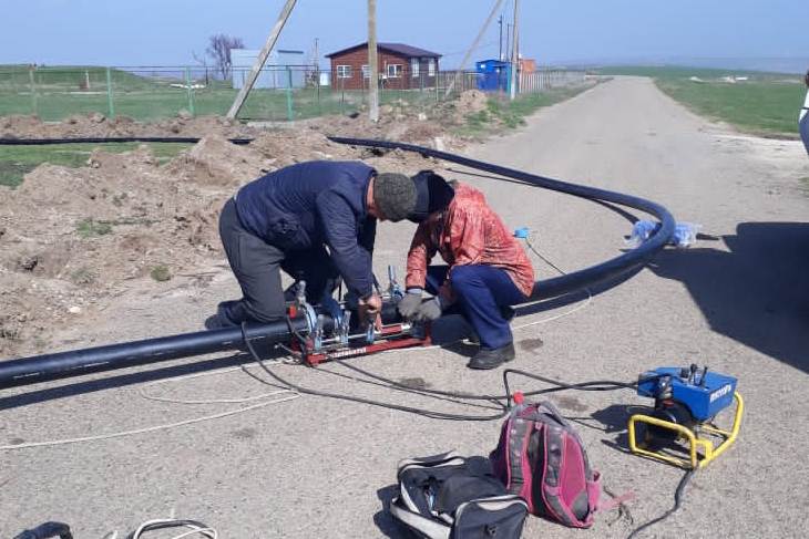 В Темрюкском районе построили новую ветку Таманского водопровода протяженностью в 16,5 км